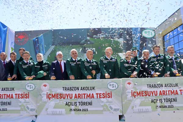 Trabzon Akoluk İçme Suyu Arıtma Tesisi açıldı