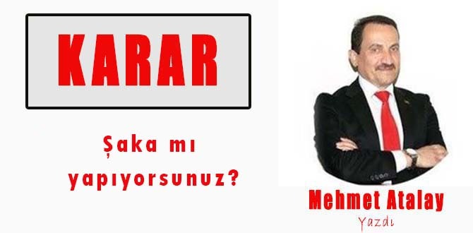 Şaka mı yapıyorsunuz?