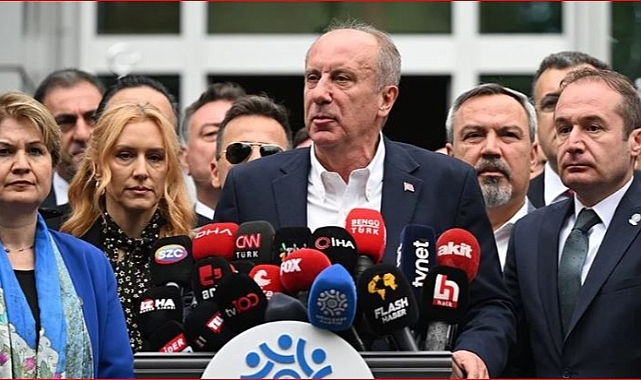 Memleket Partisi Genel Başkanı İnce, cumhurbaşkanı adaylığından çekildi