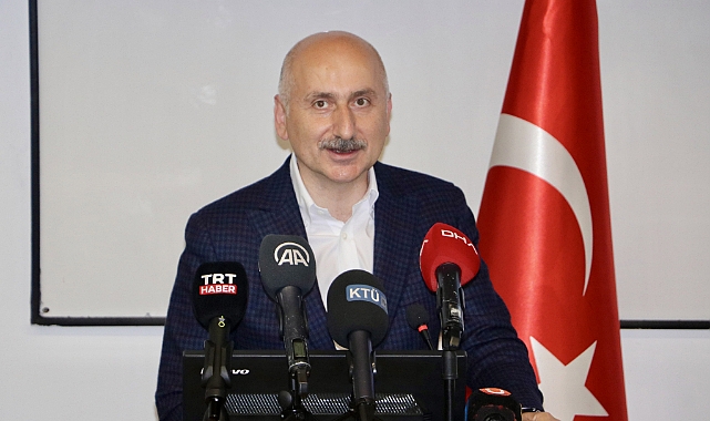 Ulaştırma ve Altyapı Bakanı Karaismailoğlu Trabzon'da konuştu: