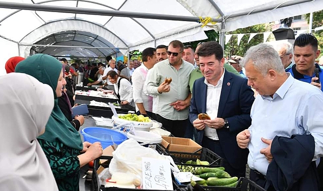 Akoluk Köy Ürünleri Pazarı Açıldı