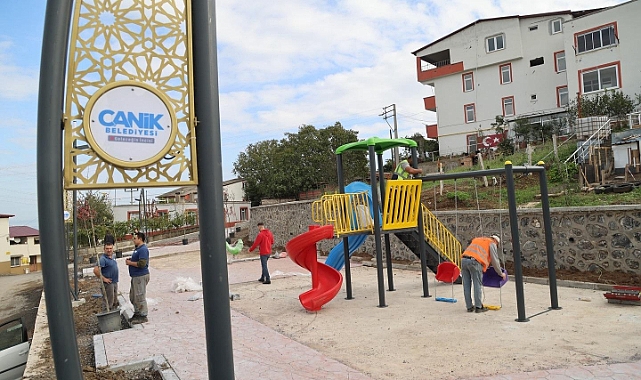 Canik’te Yeni Parklar Hayat Buluyor 