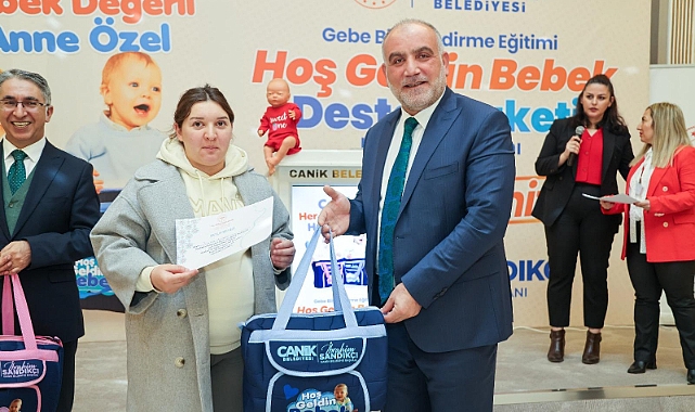 Canik'te Anne Adaylarına Bebek Destek Paketi 
