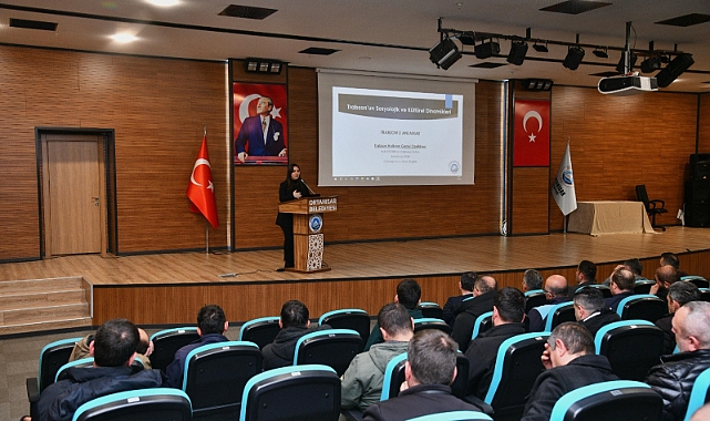 Temizlik İşleri personeline, ‘iletişim’ eğitimi verildi 