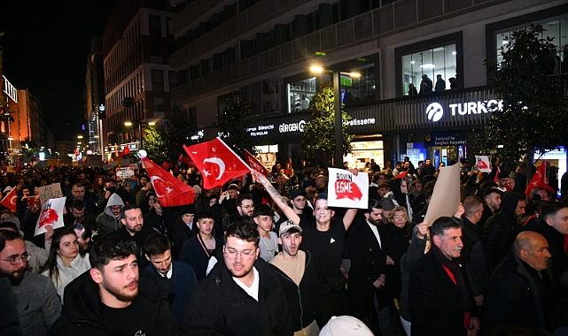 Trabzon sokakları, ‘Ekrem İmamoğlu’ sesleriyle yankılandı
