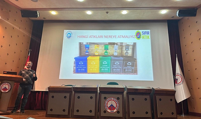 ORTAHİSAR BELEDİYESİ, KURUMLARDA ‘SIFIR ATIK’ EĞİTİMİ VERİYOR