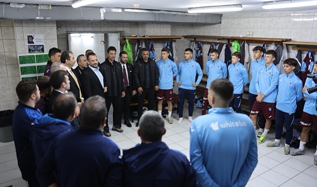 Başkanımız Doğan ve Eski Başkanlarımızdan Ataman'dan U19 Takımımıza Ziyaret