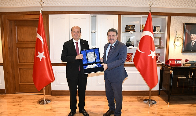 CUMHURBAŞKANI ERSİN TATAR, BAŞKAN GENÇ’İ ZİYARET ETTİ