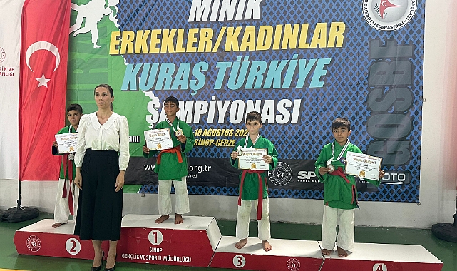 BÜYÜKŞEHİR’İN MİNİK SPORCULARINDAN BÜYÜK BAŞARI