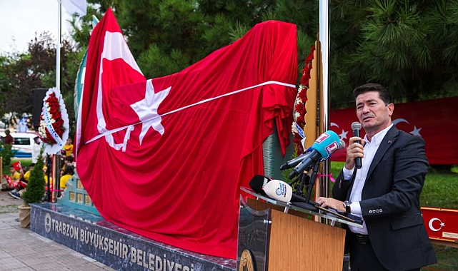 BAŞKAN KAYA, ERTUĞRUL FIRKATEYNİ ŞEHİTLER ANITI’NIN AÇILIŞINA KATILDI
