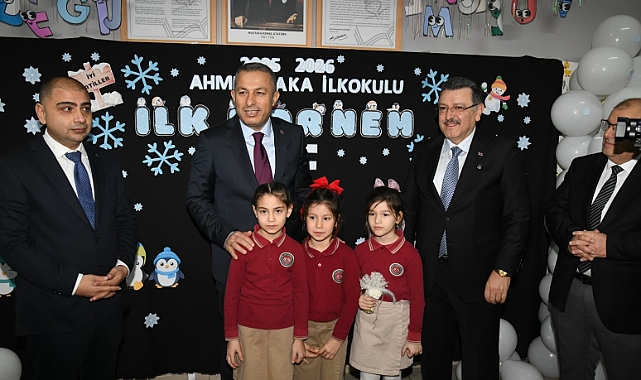 BAŞKAN GENÇ, KARNE HEYECANINA ORTAK OLDU