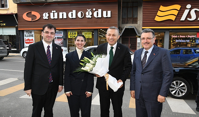 TRABZON VALİSİ ŞAHİN’DEN BÜYÜKŞEHİR’E ZİYARET