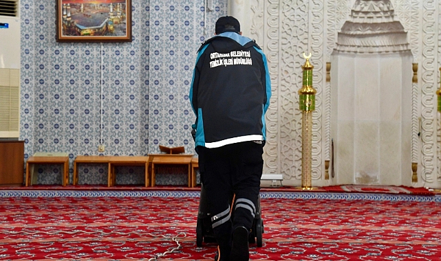 ORTAHİSAR BELEDİYESİ’NDEN CAMİLERDE RAMAZAN TEMİZLİĞİ