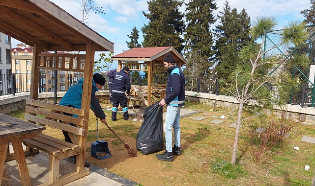 ORTAHİSAR BELEDİYESİ’NDEN PARK VE BAHÇELERE BAHAR DOKUNUŞU