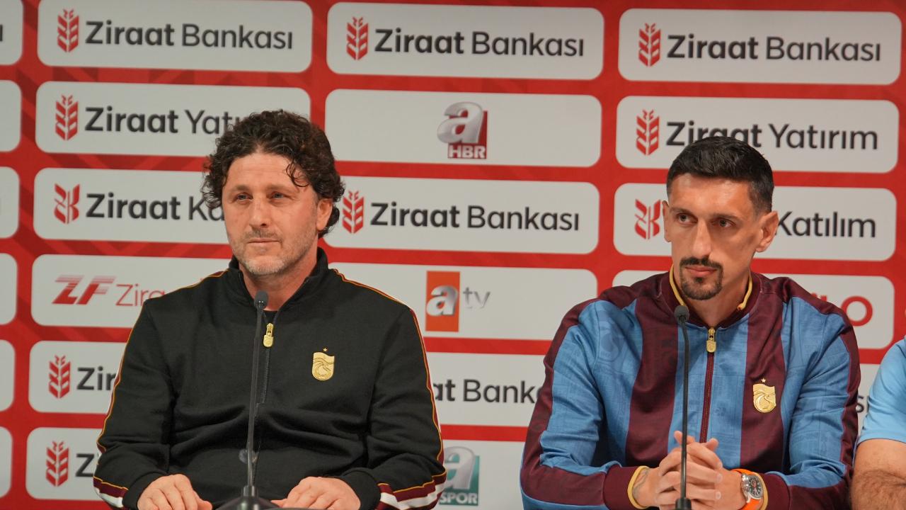 Fatih Tekke ve Stefan Savic basın mensuplarının sorularını yanıtladı