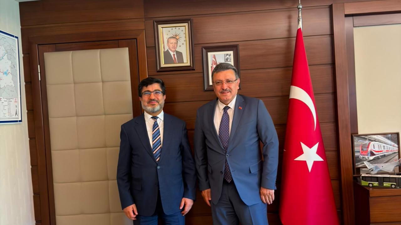 BAŞKAN GENÇ’TEN GENEL MÜDÜR EYİGÜN’E ZİYARET
