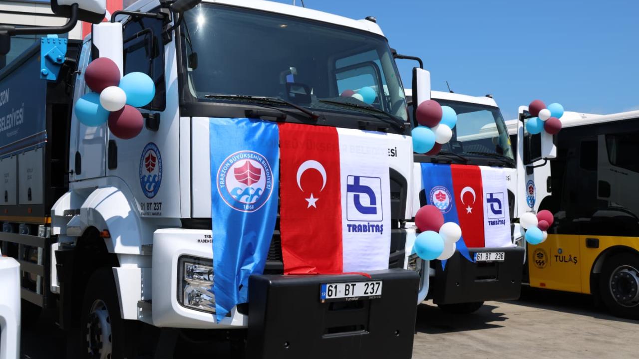 BÜYÜKŞEHİR FİLOSUNA 5 YENİ ARAÇ DAHİL EDİLDİ