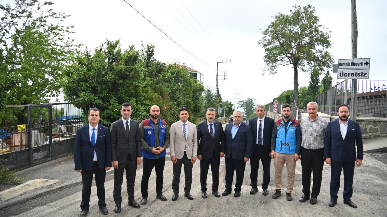 BÜYÜKŞEHİR'DEN ATATÜRK KÖŞKÜ YOLUNDA TARİHİ ÇALIŞMA