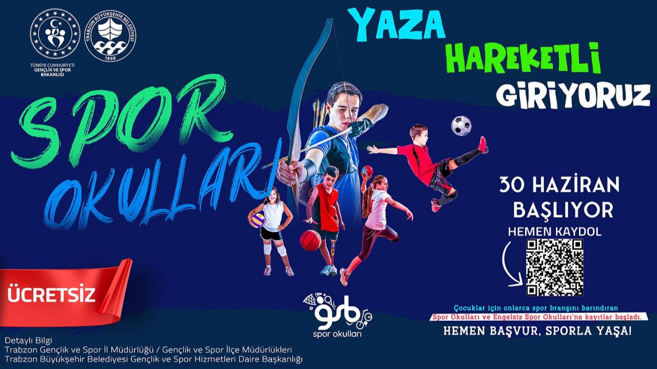 BÜYÜKŞEHİR'İN YAZ SPOR OKULLARI İÇİN GERİ SAYIM BAŞLADI