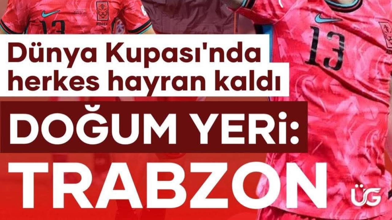 Güney Kore Milli Takımı’nda Trabzon doğumlu bir yıldız var