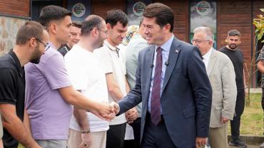 BAŞKAN KAYA, EN MUTLU KÖY'DE İSTİRİDYE MANTARI HASAT PROGRAMINA KATILDI